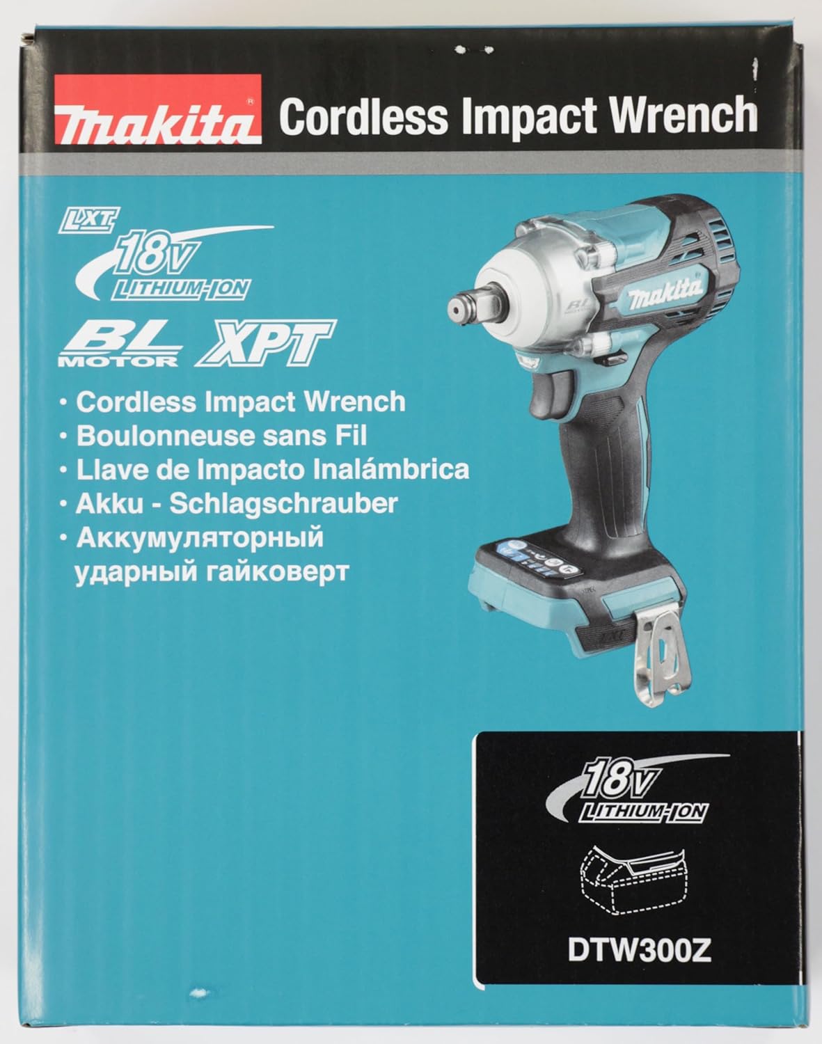Makita 18V DTW300Z Brushless Cordless Impact Wrench – Tool Only + Makpac Type 2 Case