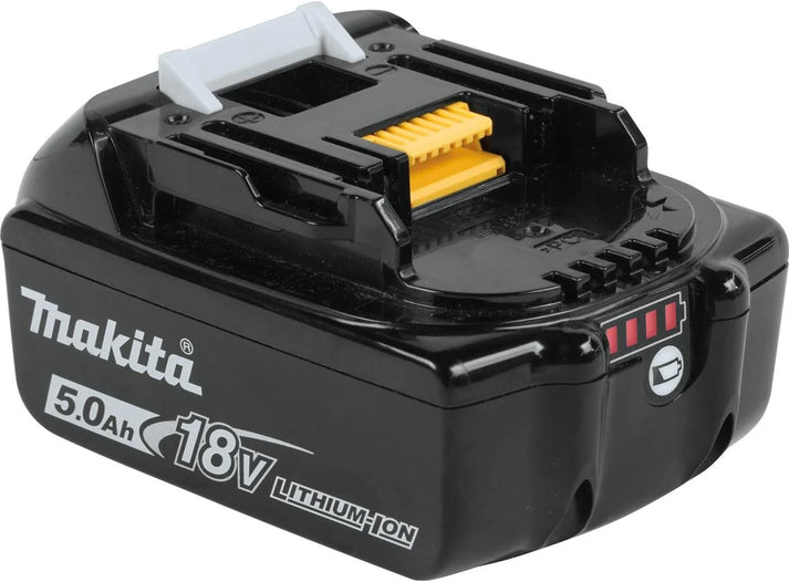 Makita 18V LXT Power Kit – Includes 5.0Ah Battery, Rapid Charger, Type 3 Makpac Case with Custom Inlay