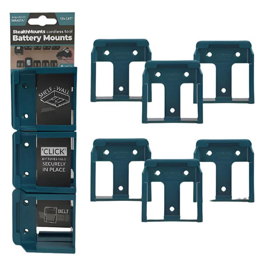 Makita 18V Battery Wall Mount Organizer – Compact & Efficient Storage Solution