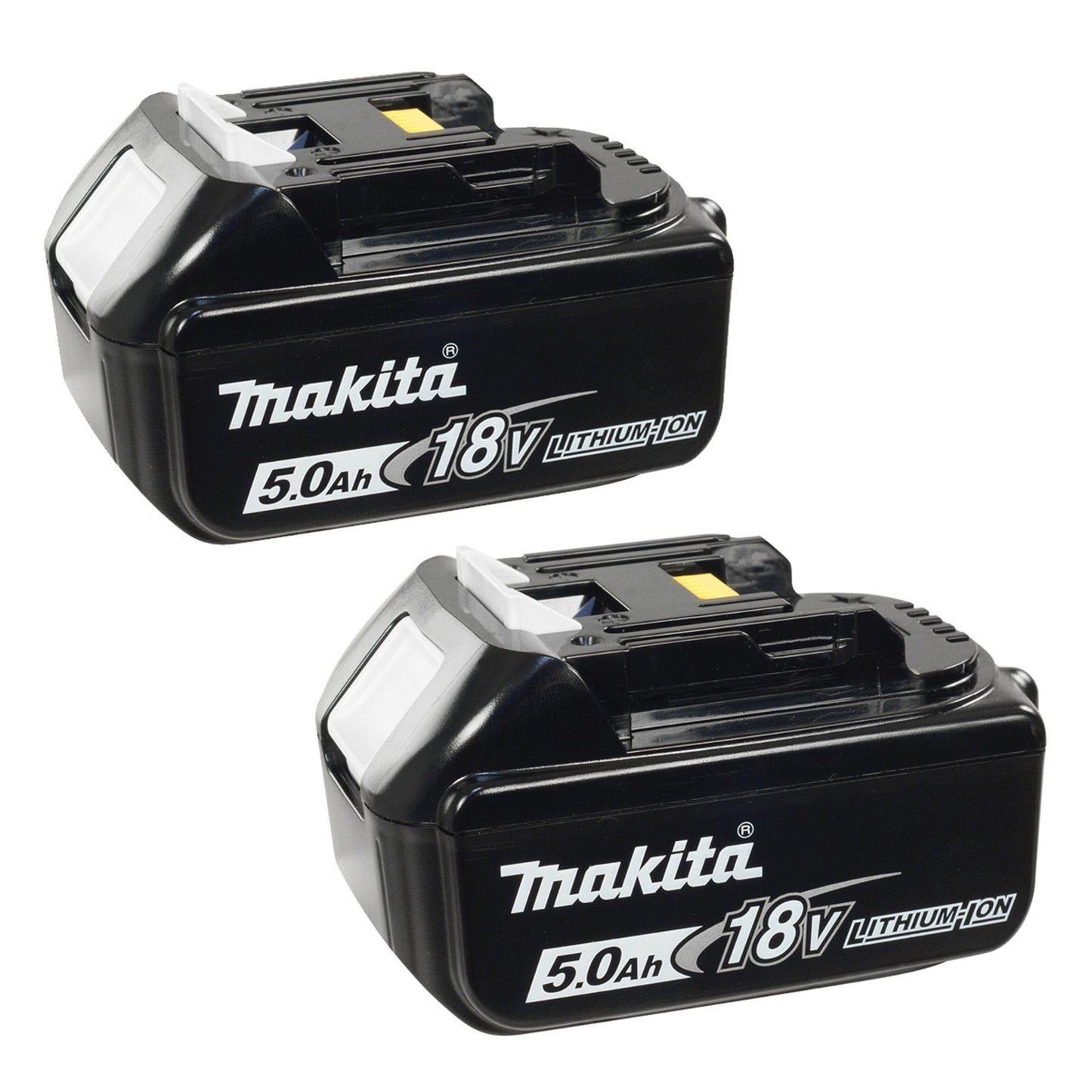 Makita 18V 5.0Ah Lithium-Ion Battery Twin Pack – High-Capacity Power for LXT Tools (Compatible with BL1860B, BL1860, BL1850)