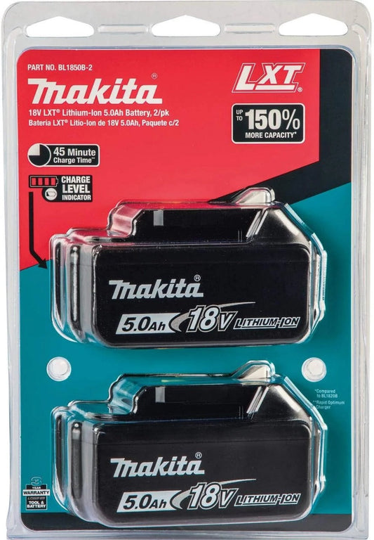 Makita DTM51Z 18V LXT Multi-Tool with Tool-Free Blade Change – Includes 2 x 5.0Ah Batteries